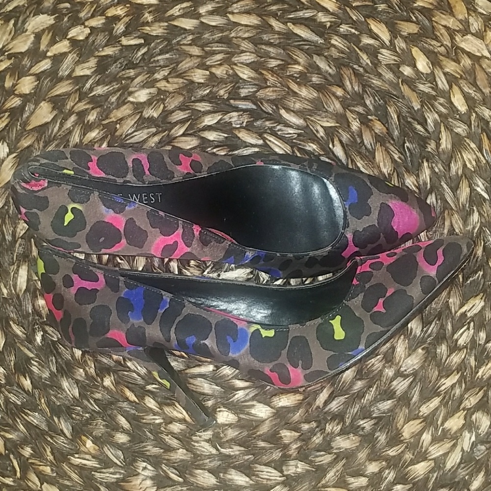 Nine west camo heels